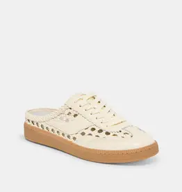 J.HOFFMAN'S Stella Woven Slide- Off White