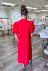 J.HOFFMAN'S Hampton Dress- Cardinal Red