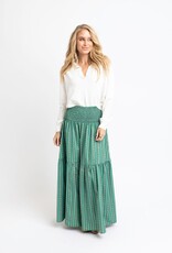 J.HOFFMAN'S Striped Crush Skirt