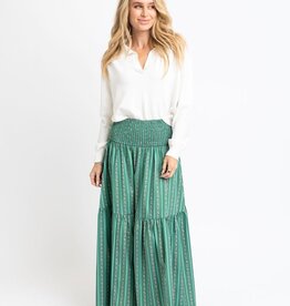 J.HOFFMAN'S Striped Crush Skirt