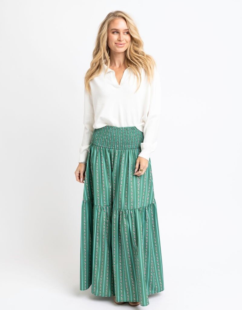 J.HOFFMAN'S Striped Crush Skirt