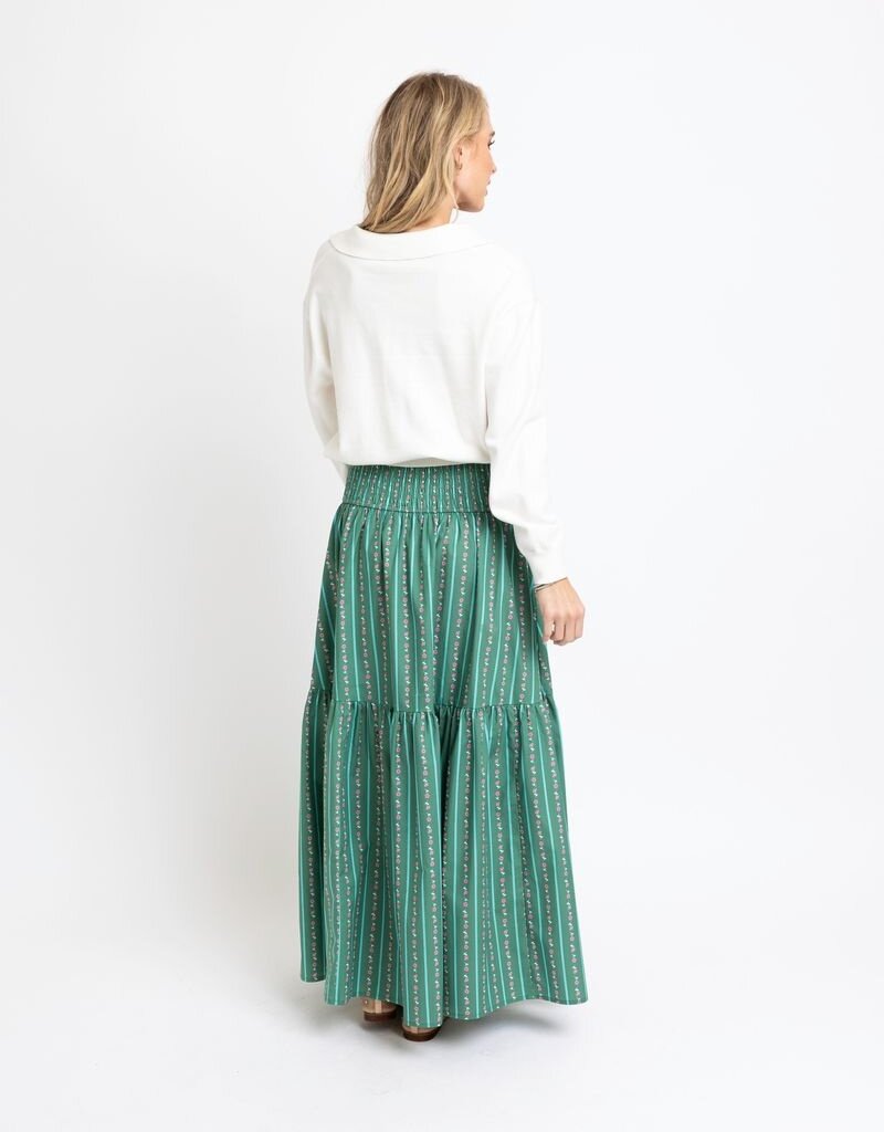 J.HOFFMAN'S Striped Crush Skirt