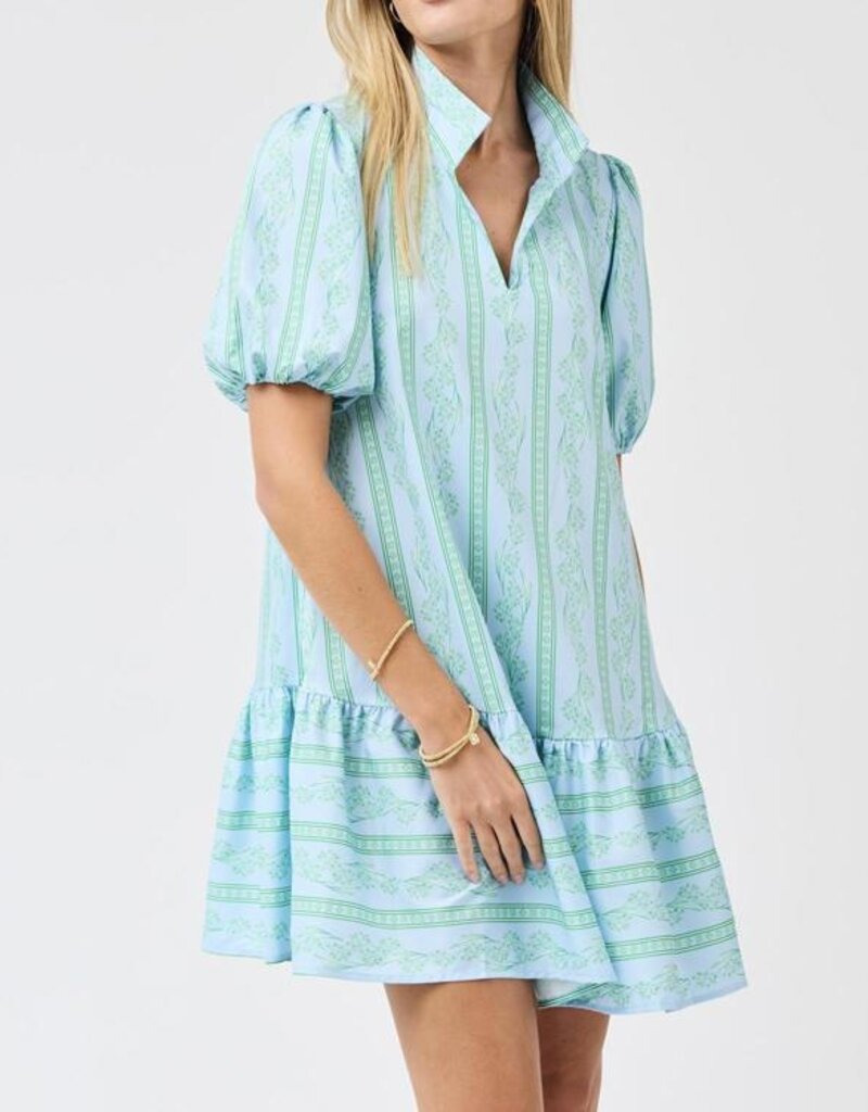 J.HOFFMAN'S Nancy Garden Lace Dress- Green