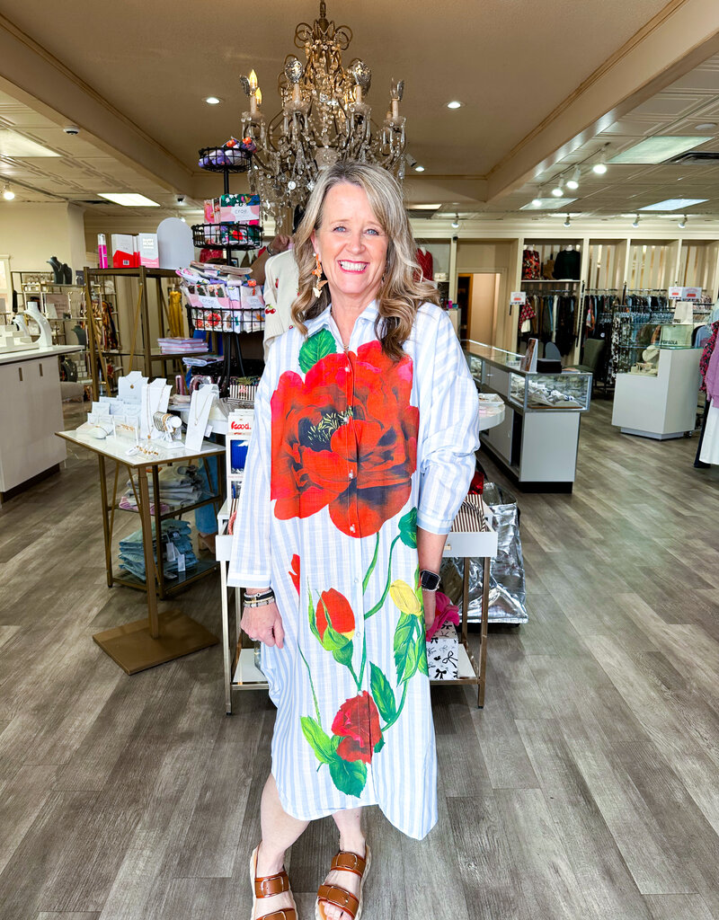 J.HOFFMAN'S Casual Crush Dress- Light Blue