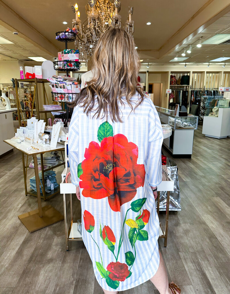 J.HOFFMAN'S Casual Crush Dress- Light Blue