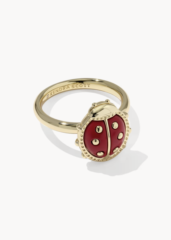 KENDRA SCOTT Ladybug Band Ring