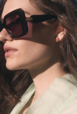 KENDRA SCOTT Ladybug Stud Earrings Red Vermillion Magnesite