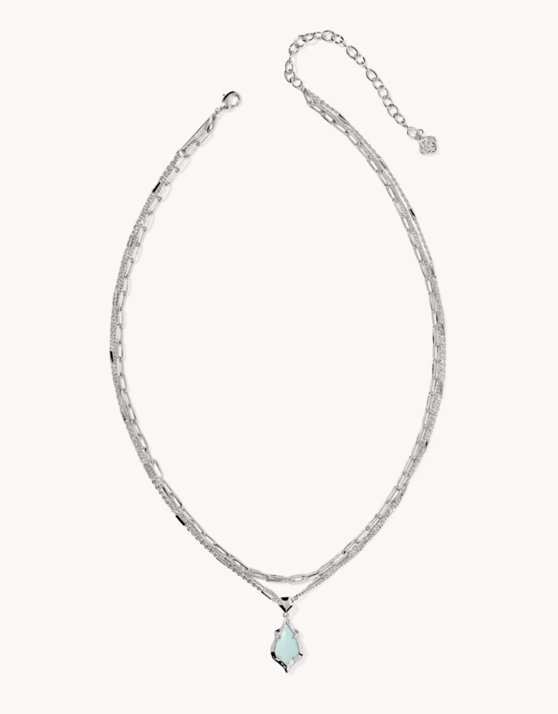 KENDRA SCOTT Adriana Scallop Frame Gold Multi Strand Necklace