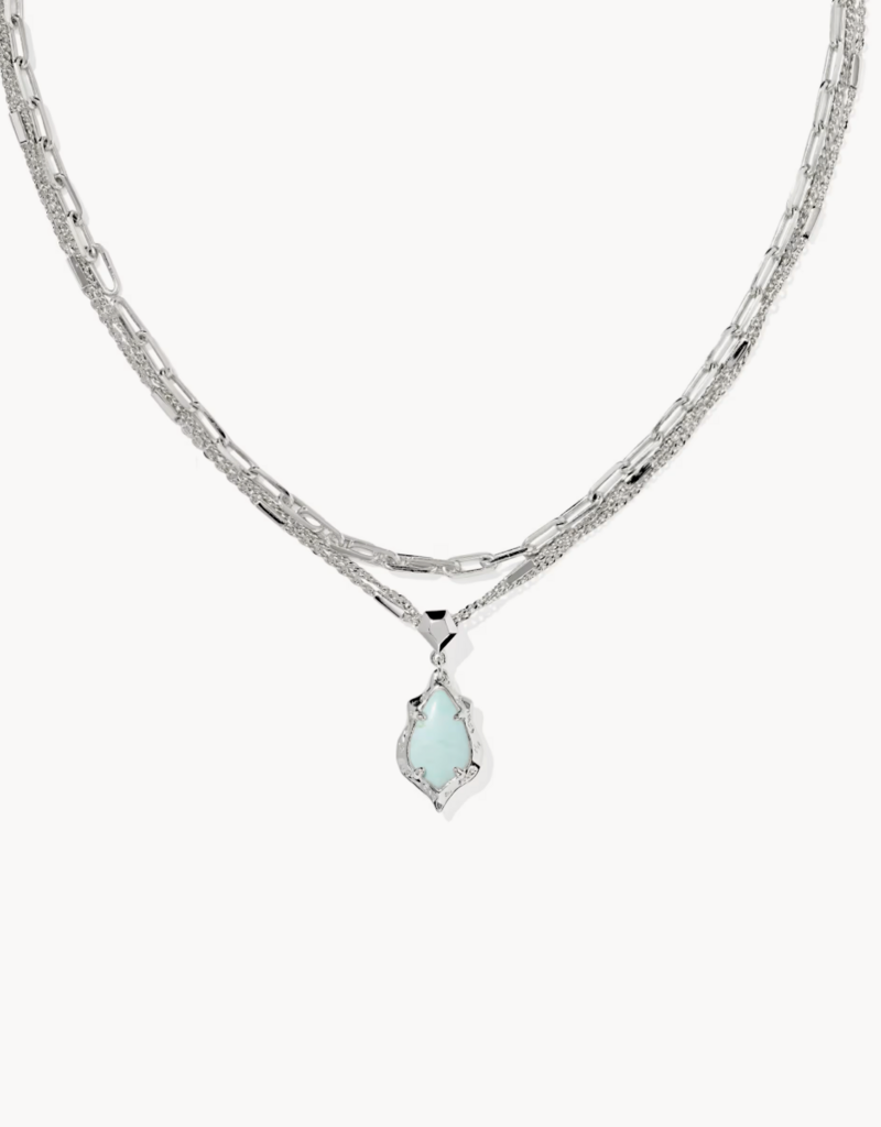 KENDRA SCOTT Adriana Scallop Frame Gold Multi Strand Necklace