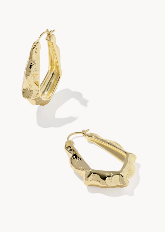 KENDRA SCOTT Adriana Scalloped Frame Hoop