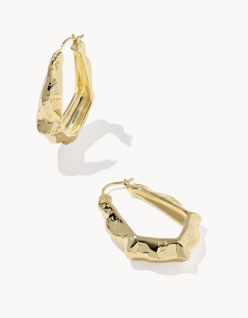 KENDRA SCOTT Adriana Scalloped Frame Hoop