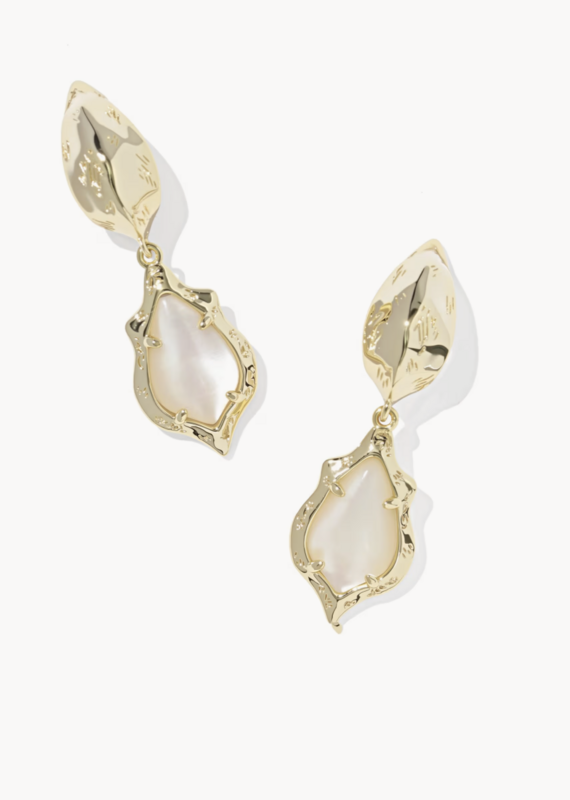 KENDRA SCOTT Adriana Scalloped Frame Huggie