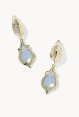 KENDRA SCOTT Adriana Scalloped Frame Huggie