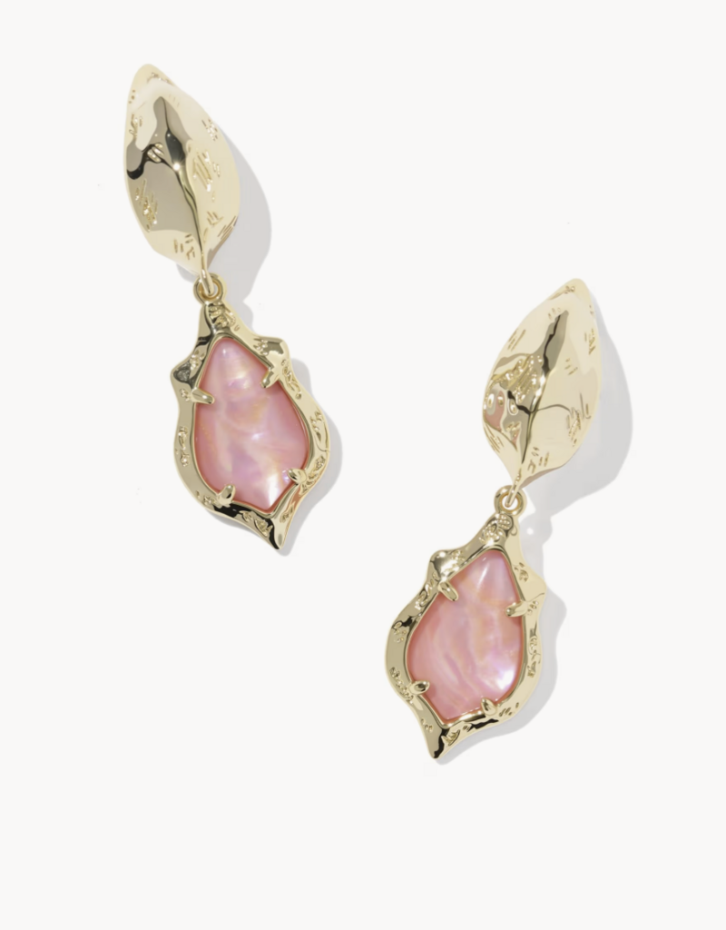 KENDRA SCOTT Adriana Scalloped Frame Huggie