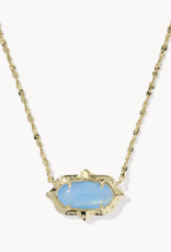KENDRA SCOTT Elisa Scalloped Frame Necklace