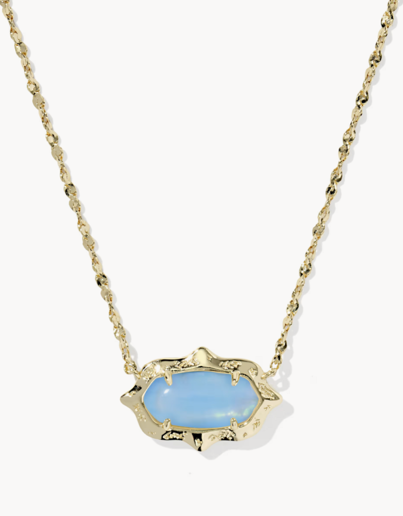 KENDRA SCOTT Elisa Scalloped Frame Necklace