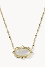 KENDRA SCOTT Elisa Scalloped Frame Necklace