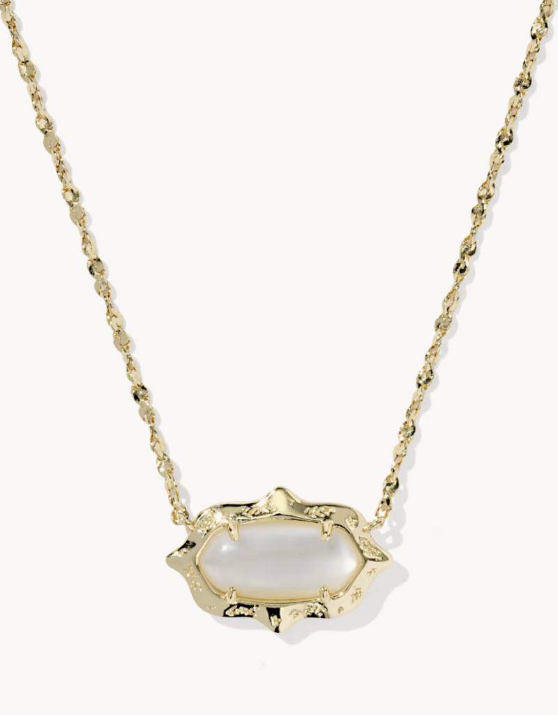 KENDRA SCOTT Elisa Scalloped Frame Necklace