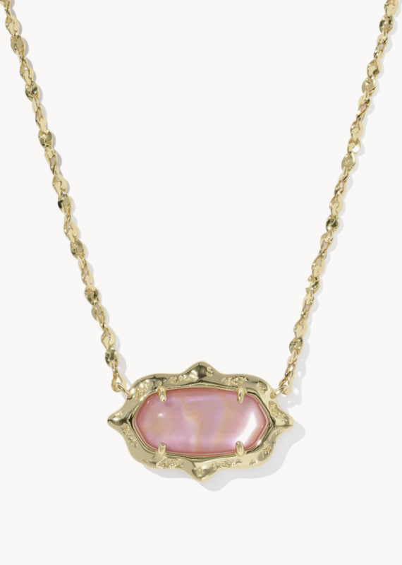 KENDRA SCOTT Elisa Scalloped Frame Necklace
