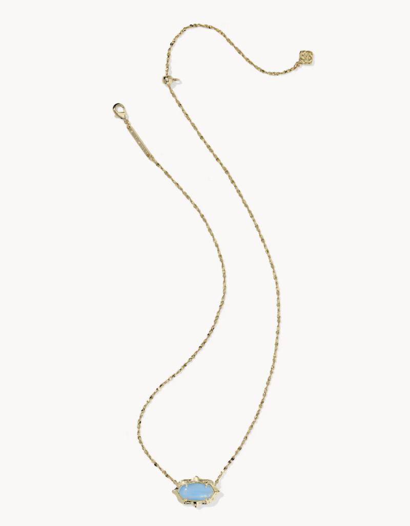 KENDRA SCOTT Elisa Scalloped Frame Necklace