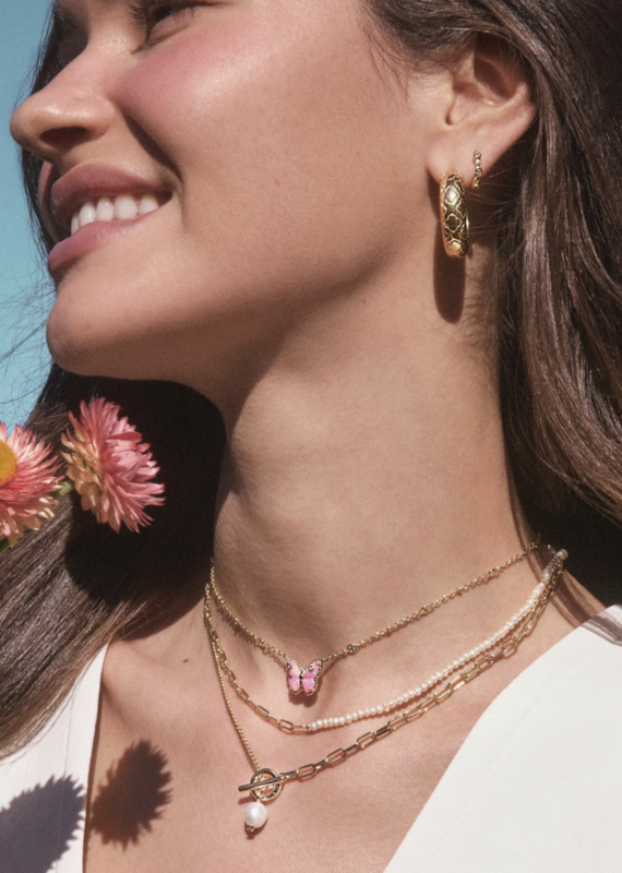 KENDRA SCOTT Cailey Butterfly Pendant Necklace