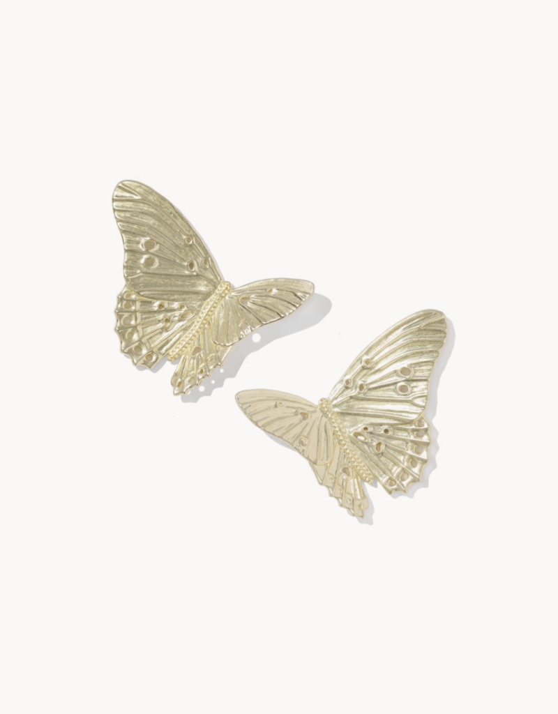 KENDRA SCOTT Cailey Butterfly Stud Statement Earrings