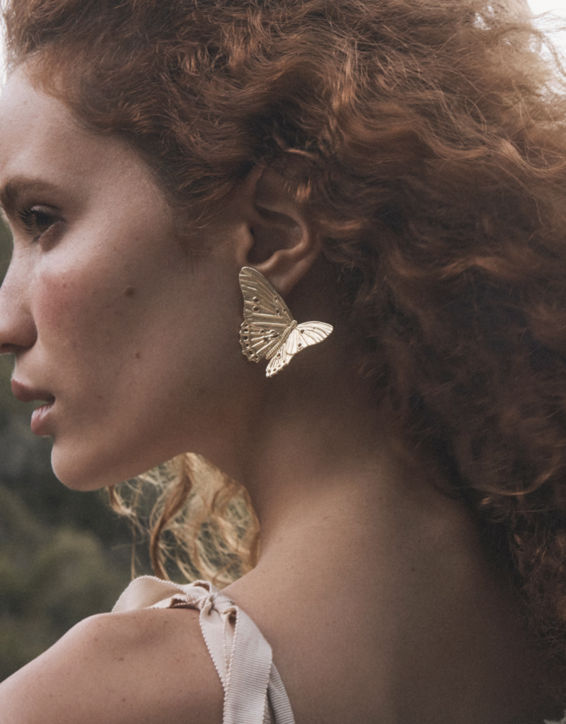 KENDRA SCOTT Cailey Butterfly Stud Statement Earrings