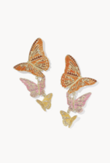KENDRA SCOTT Cailey Enamel Butterfly Statement Earrings