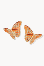 KENDRA SCOTT Cailey Enamel Butterfly Statement Earrings