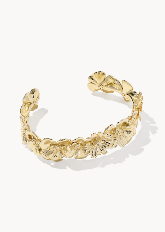 KENDRA SCOTT Cailey Flower Cuff Bracelet
