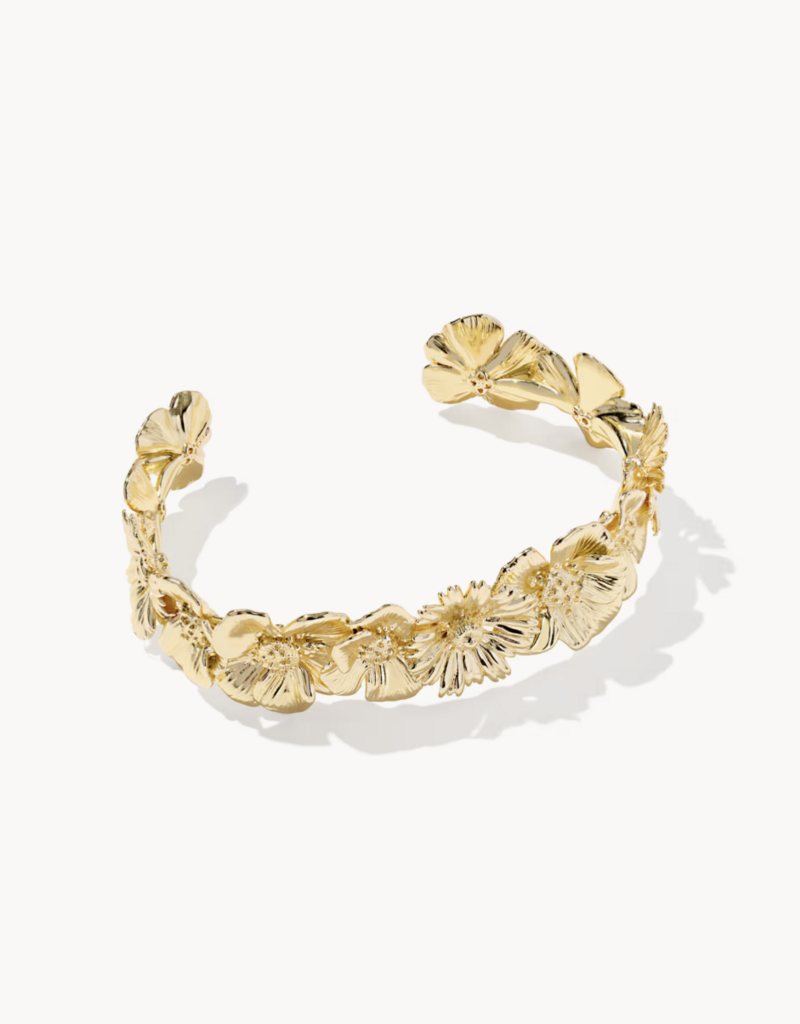 KENDRA SCOTT Cailey Flower Cuff Bracelet