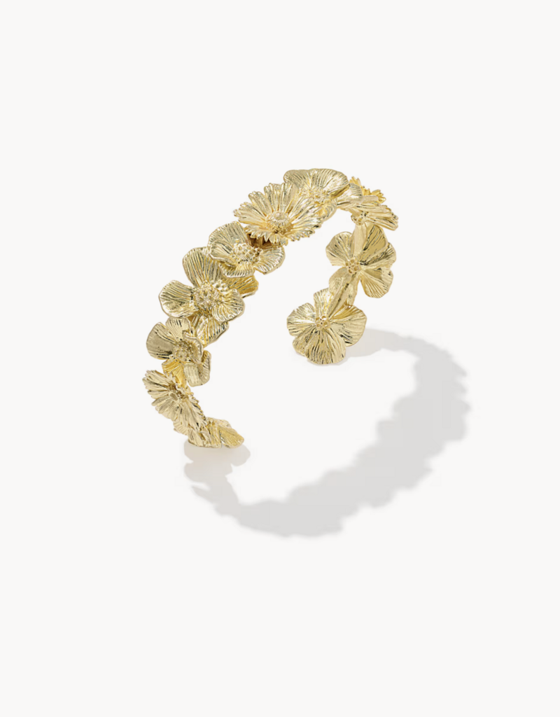 KENDRA SCOTT Cailey Flower Cuff Bracelet