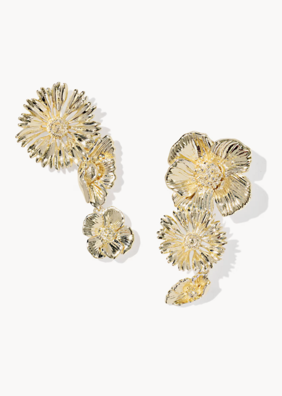 KENDRA SCOTT Cailey Flower Statement Earrings