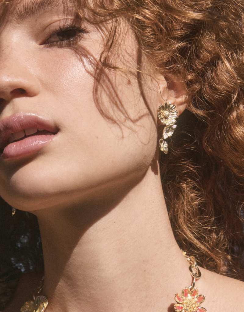 KENDRA SCOTT Cailey Flower Statement Earrings