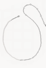 KENDRA SCOTT Markie Half Chain Necklace Freshwater Pearl