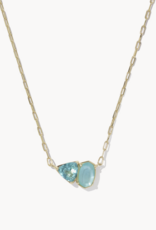 KENDRA SCOTT Tatum Short Pendant Necklace in Gold