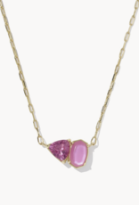 KENDRA SCOTT Tatum Short Pendant Necklace in Gold