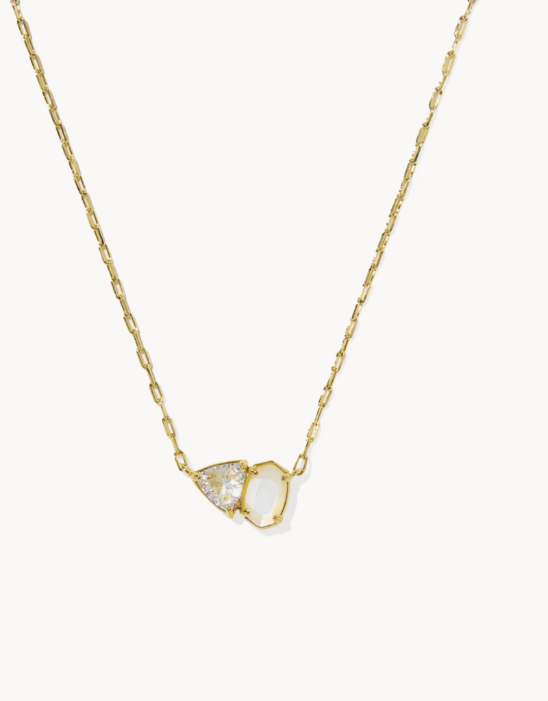 KENDRA SCOTT Tatum Short Pendant Necklace in Gold