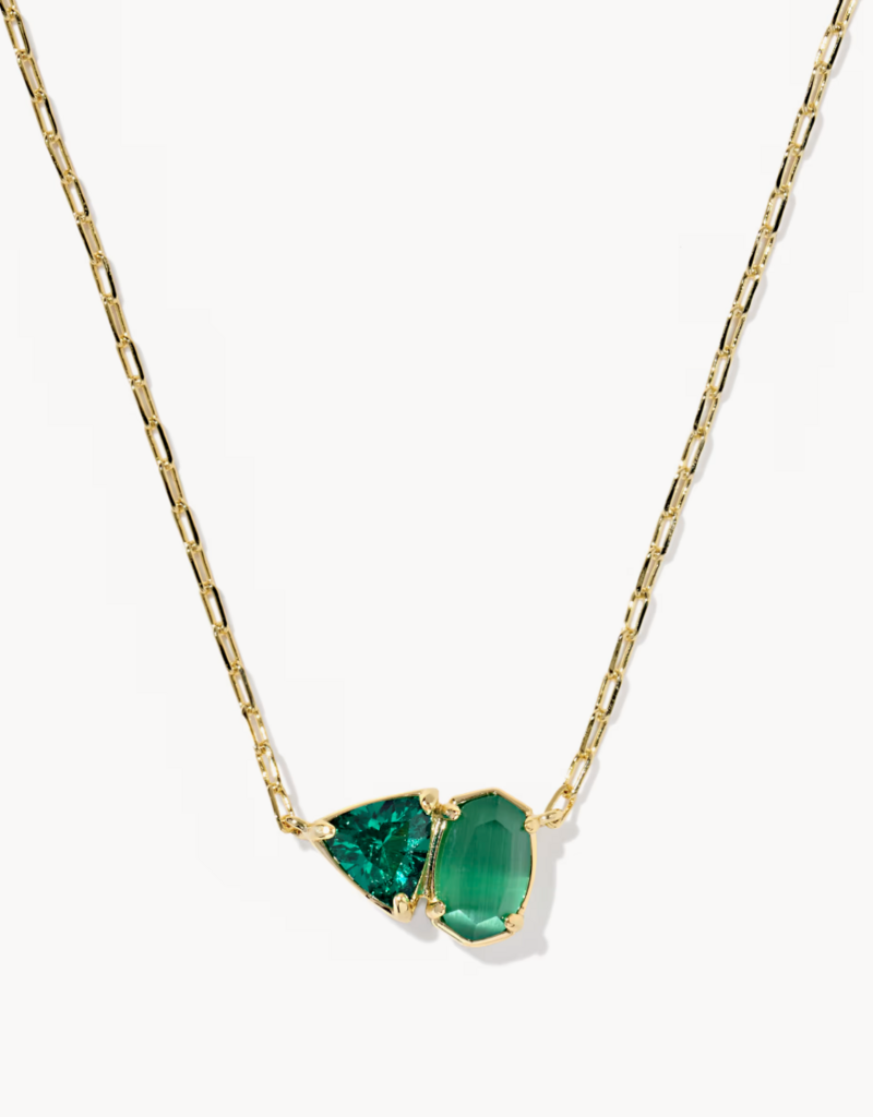 KENDRA SCOTT Tatum Short Pendant Necklace in Gold