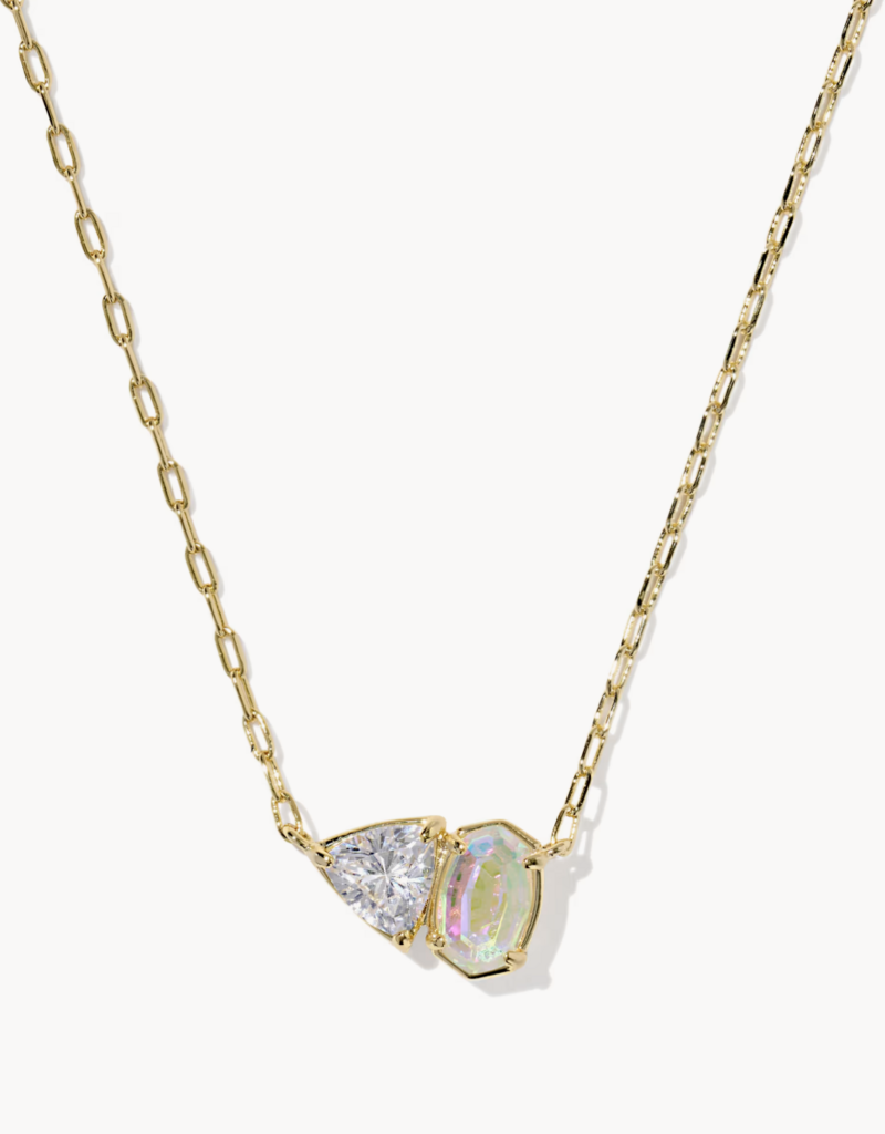 KENDRA SCOTT Tatum Short Pendant Necklace in Gold