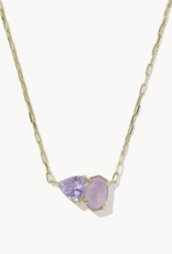 KENDRA SCOTT Tatum Short Pendant Necklace in Gold