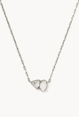 KENDRA SCOTT Tatum Short Pendant Necklace in Silver