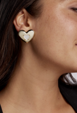 KENDRA SCOTT Sasha Heart Stud Earrings