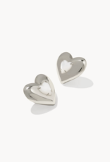 KENDRA SCOTT Sasha Heart Stud Earrings