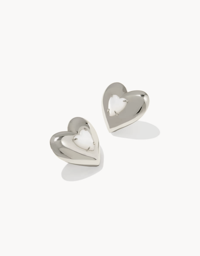 KENDRA SCOTT Sasha Heart Stud Earrings