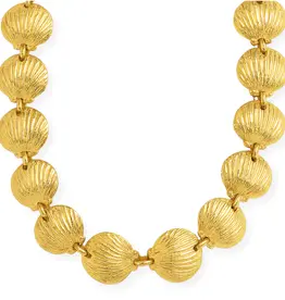 J.HOFFMAN'S Berta Shell Choker Necklace in Gold