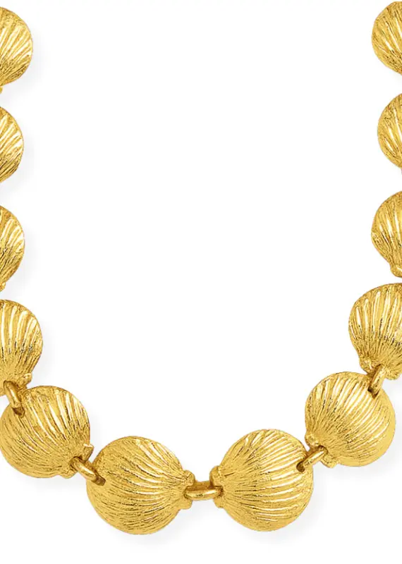 J.HOFFMAN'S Berta Shell Choker Necklace in Gold