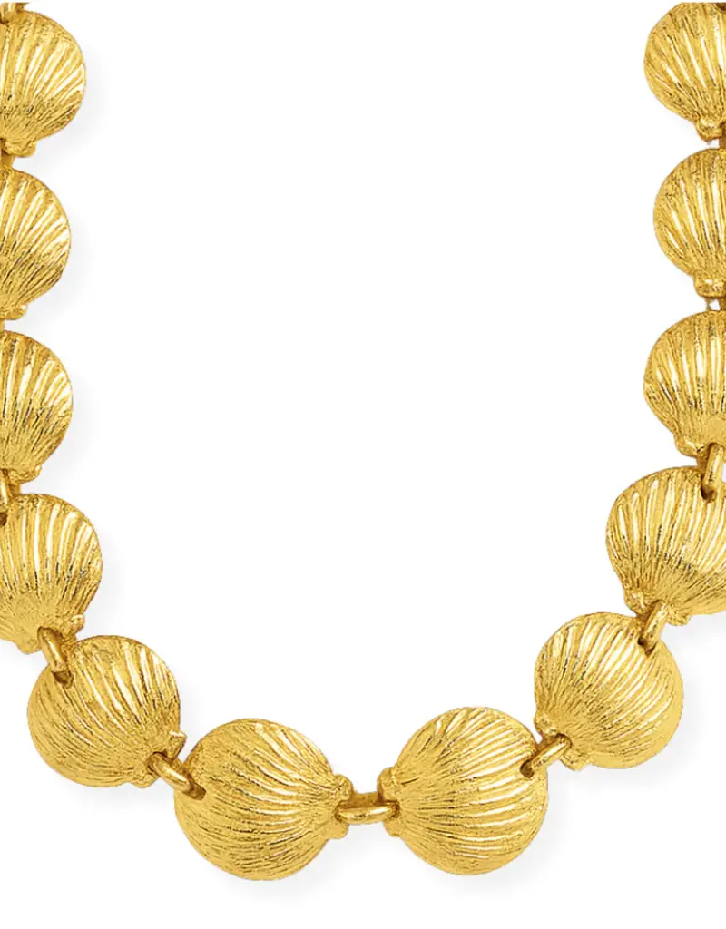 J.HOFFMAN'S Berta Shell Choker Necklace in Gold