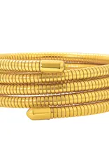 J.HOFFMAN'S Krishna Coil Wrap Bracelet in Gold