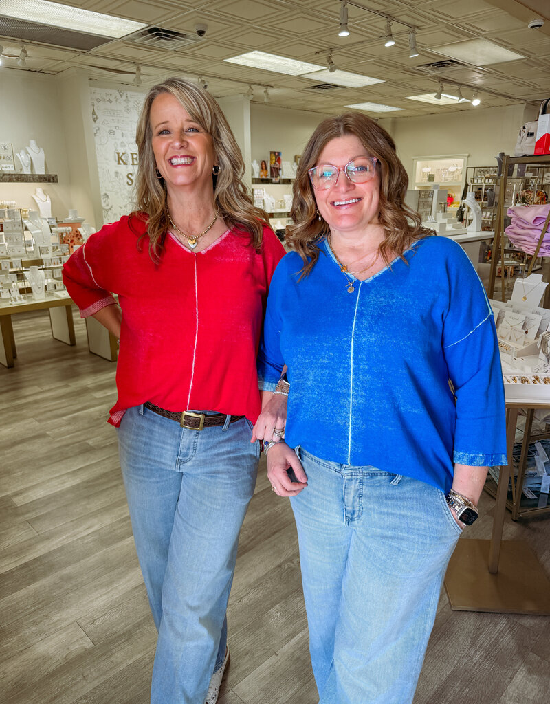 J.HOFFMAN'S Wallflower Sweater- Blue